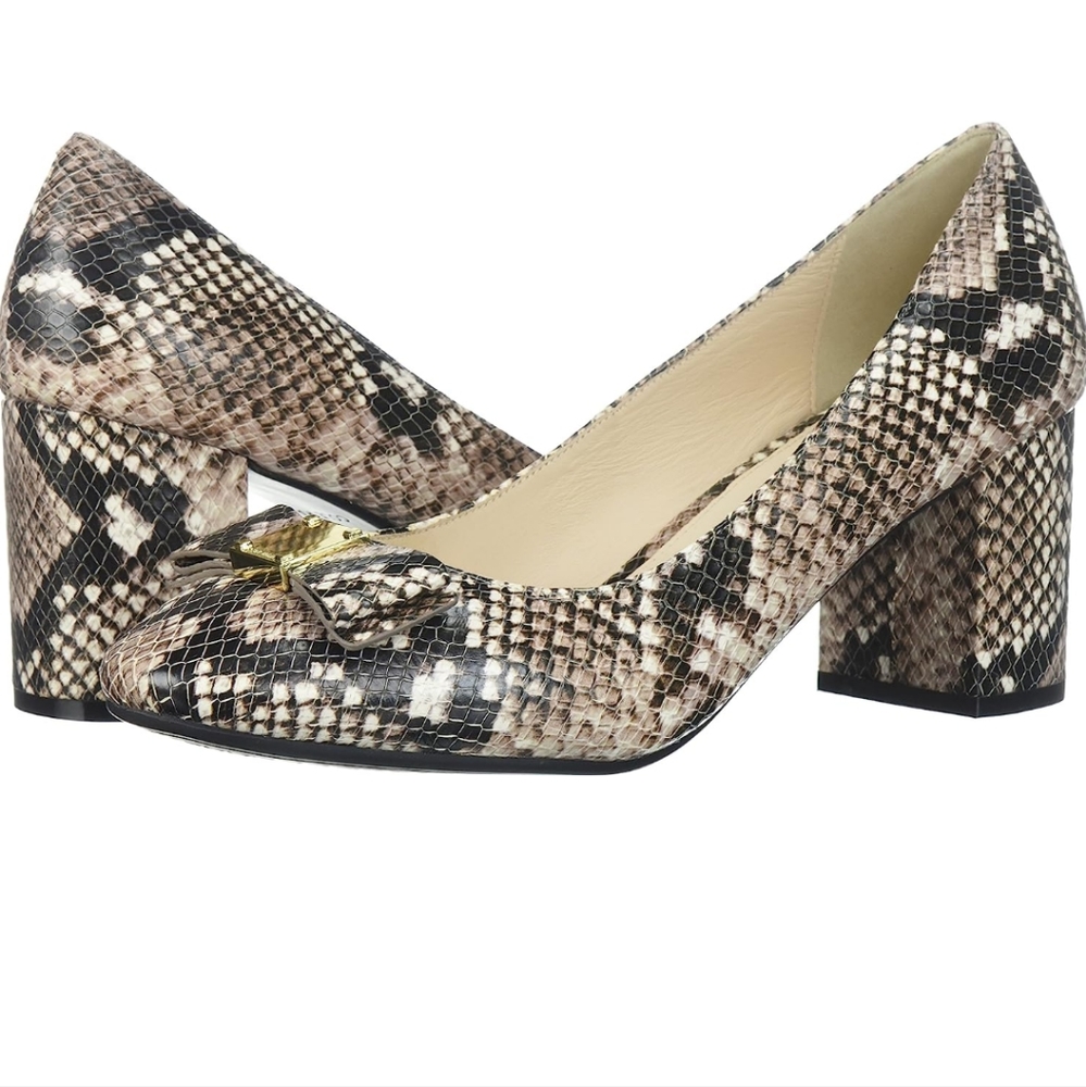 Cole Haan Snakeskin Patterned Heels